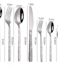 Embossed Textured Handle Steak Cutlery Western Cutlery