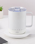 Double Layer Thermostat Cup Wireless Heating Tea Coffee Cup