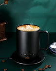 Double Layer Thermostat Cup Wireless Heating Tea Coffee Cup