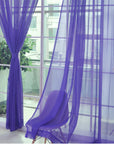 Curtains Solid Tulle Modern Curtains For Living Room Transparent Tulle Curtains Window Sheer For The Bedroom