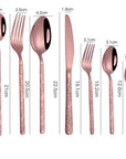 Embossed Textured Handle Steak Cutlery Western Cutlery