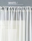 Modern And Simple Pure Color Cotton And Linen Window Screen