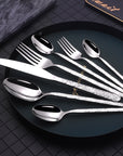 Embossed Textured Handle Steak Cutlery Western Cutlery