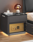 Home Bedroom Multi-functional Smart Safe Bedside Table Wireless Integrated Charging Safe