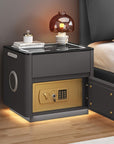 Home Bedroom Multi-functional Smart Safe Bedside Table Wireless Integrated Charging Safe