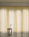 Simple And Modern Balcony Solid Color Gauze Curtain