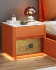 Home Bedroom Multi-functional Smart Safe Bedside Table Wireless Integrated Charging Safe