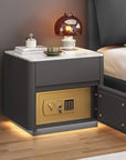 Home Bedroom Multi-functional Smart Safe Bedside Table Wireless Integrated Charging Safe