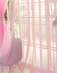 Curtains Solid Tulle Modern Curtains For Living Room Transparent Tulle Curtains Window Sheer For The Bedroom