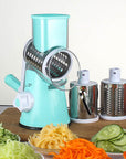 Manual Kitchen Accessories Multifunctional Round Mandoline Potato Slicer Vegetable Cutter Slicer Cheese Kitchen Gadgets