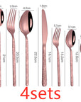 Embossed Textured Handle Steak Cutlery Western Cutlery
