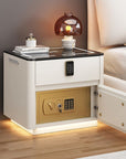 Home Bedroom Multi-functional Smart Safe Bedside Table Wireless Integrated Charging Safe