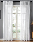 Modern And Simple Pure Color Cotton And Linen Window Screen