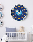 Early Education Cartoon Mute Children's Time Management Quartz Home Wall Mounted Clock