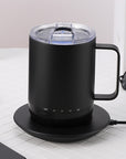Double Layer Thermostat Cup Wireless Heating Tea Coffee Cup