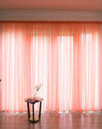 Simple And Modern Balcony Solid Color Gauze Curtain