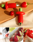 Strawberry Huller Creative Fruit Leaf Remover Kitchen Gadget