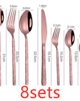 Embossed Textured Handle Steak Cutlery Western Cutlery