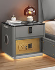 Home Bedroom Multi-functional Smart Safe Bedside Table Wireless Integrated Charging Safe