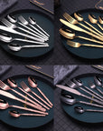 Embossed Textured Handle Steak Cutlery Western Cutlery