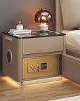 Home Bedroom Multi-functional Smart Safe Bedside Table Wireless Integrated Charging Safe